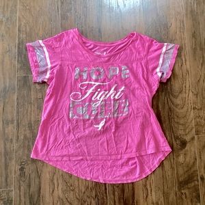 Susan G Komen Breast Cancer Support Shirt Pink